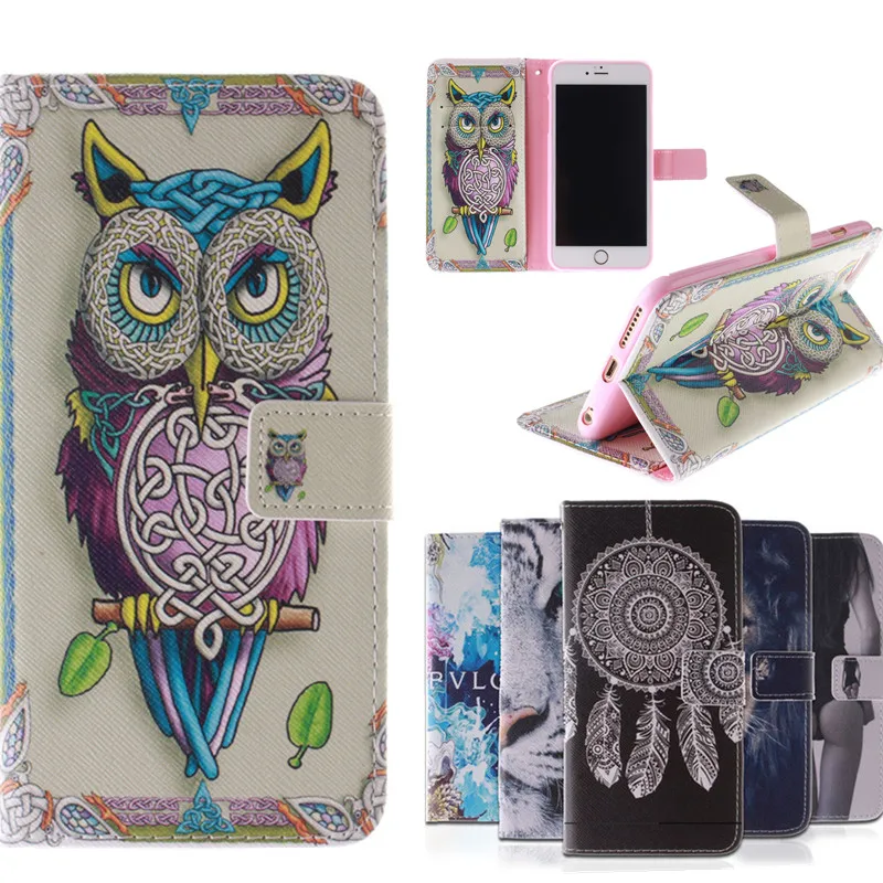 

10 Fashion Patterns Flip Case for Apple iPhone 6S 6 PU Leather + Soft Silicon Wallet Cover Case iPhone 6 4.7 Case phone case