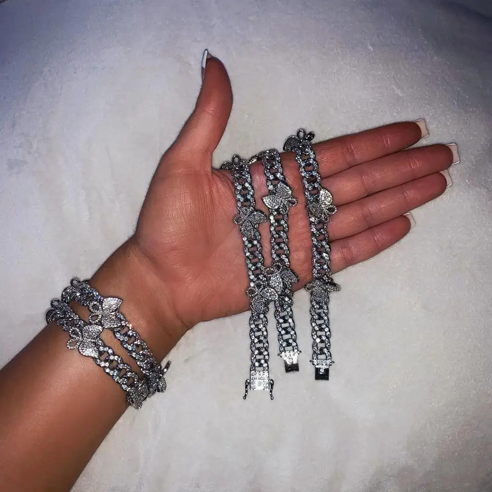 Женская цепочка из кубинской цепи Майами в стиле хип хоп|Цепочки и браслеты| |