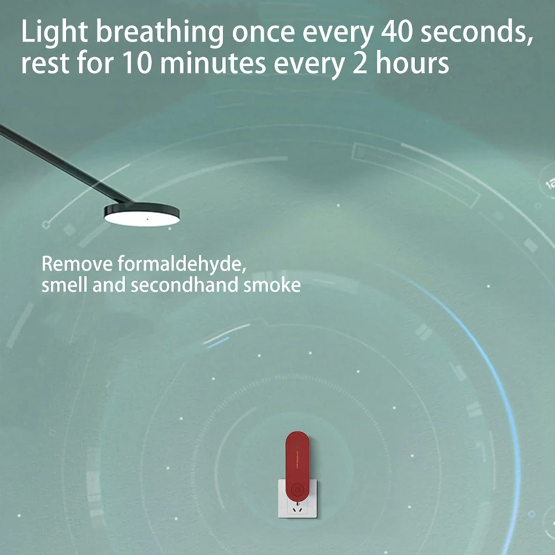 

Negative Ion Air Purifier Smell Deodorant Durable to Remove Dust, Smoke and Formaldehyde Household Us Plug