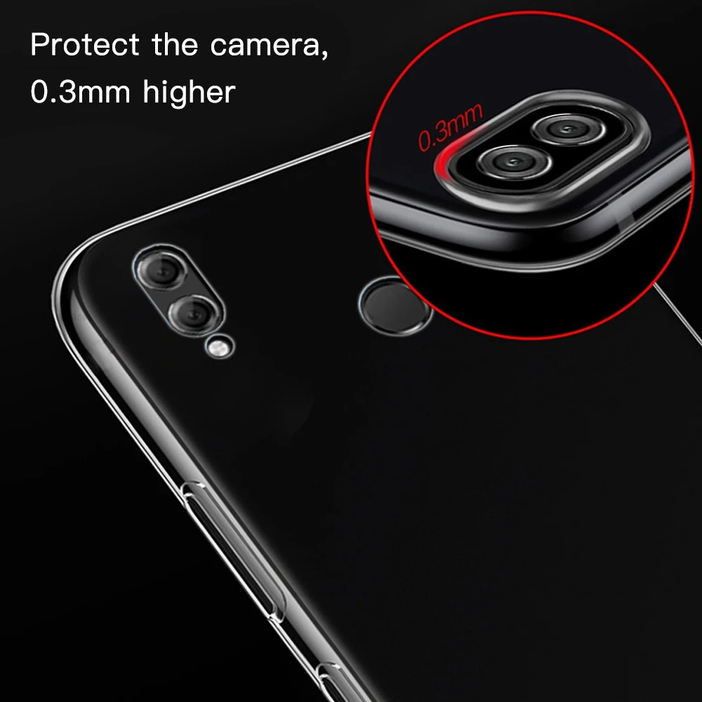 Прозрачный чехол для Honor 8X мягкий силиконовый из ТПУ защитный прозрачный Huawei P30 P20