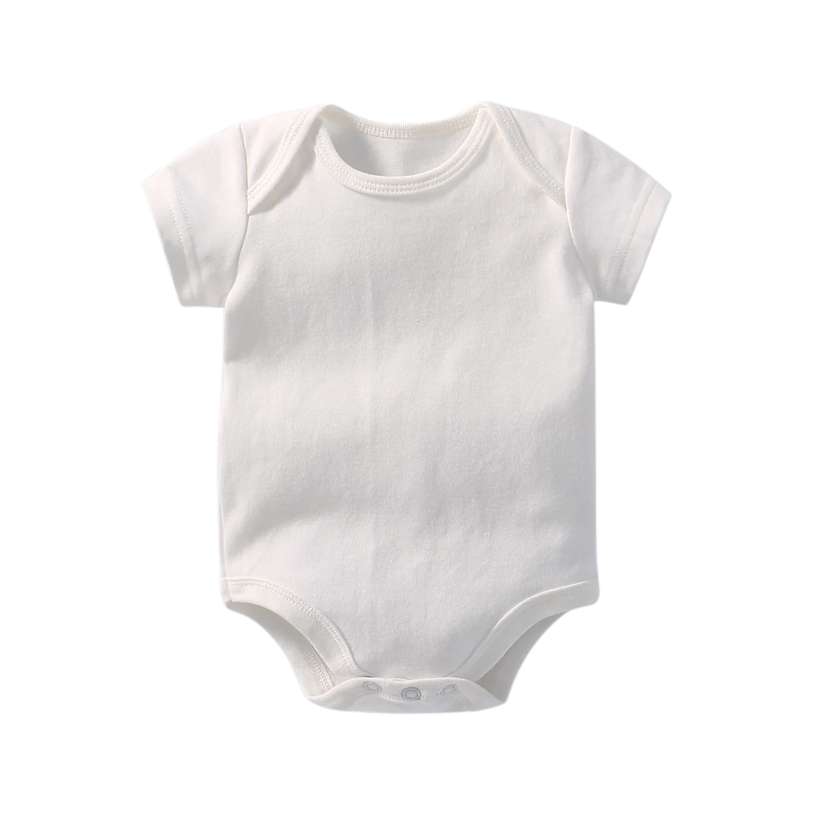 White Боди для новорожденных; боди для маленьких девочек; боди с короткими рукавами из хлопка для малышей; одежда для близнецов; ползунки для девочек - Цвет: White