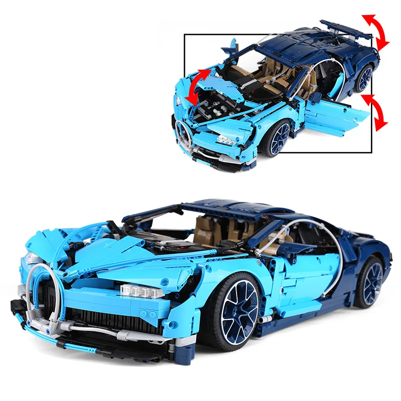 DHL 20086 Bugatti Chiron комплекты гоночных автомобилей, совместимые с 42083 конструкторами серии Technic, модели, кирпичные игрушки для детей