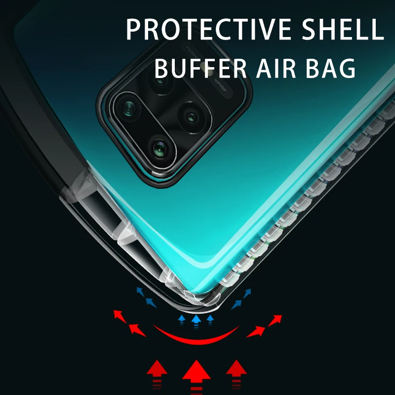 

Rzants For Xiaomi Redmi Note 9 9s 9 Pro Case [Shark warrior] Hard Crystal Transparent ShockProof Slim Thin Cover Phone Casing