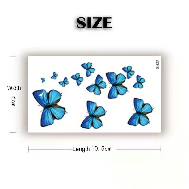 Kids Tatoo Stickers Colorful  Expression Yellow Tattoo Sticker Face Hand Lovely Body Art Fake Tattoo Temporary Waterproof Wrist