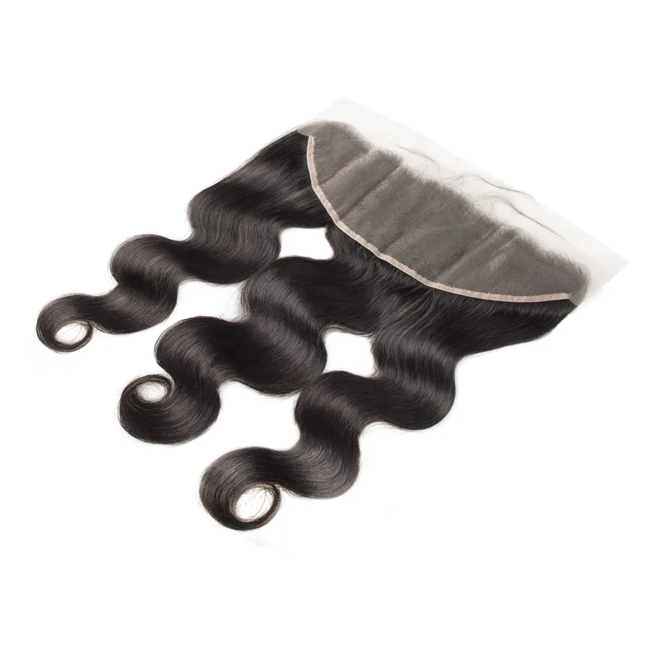 Прозрачный кружевной фронтальный 13x4 закрытие тела волна бразильские