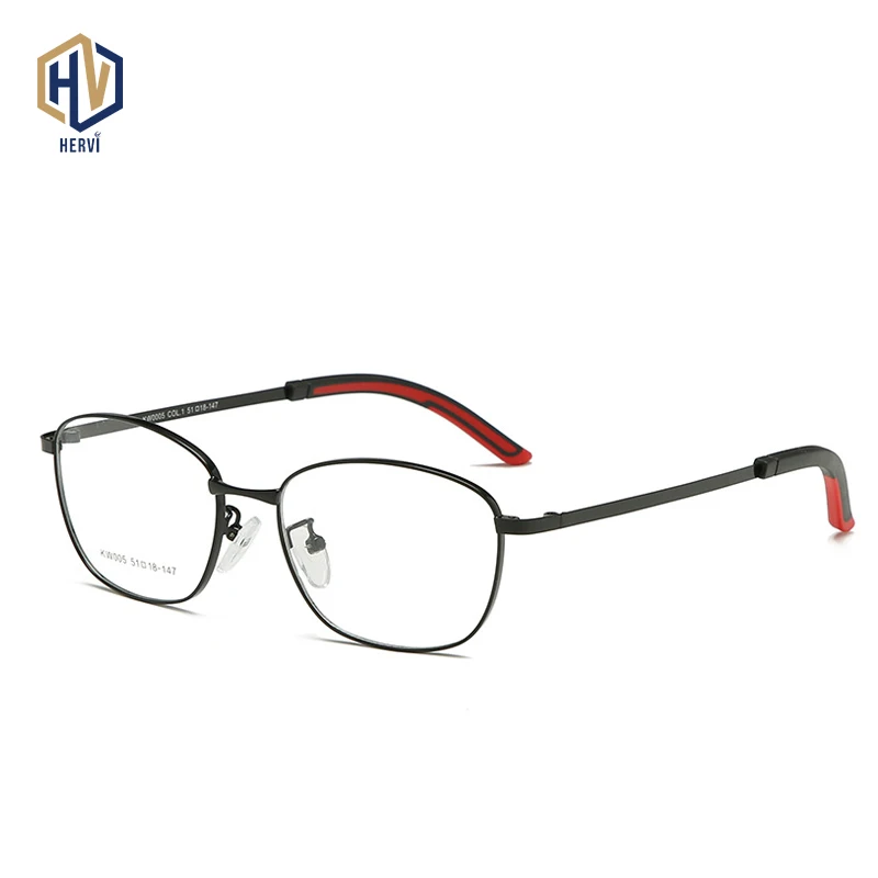 Модные тонкие очки оправа мужские Оптические по рецепту Ретро Металлические