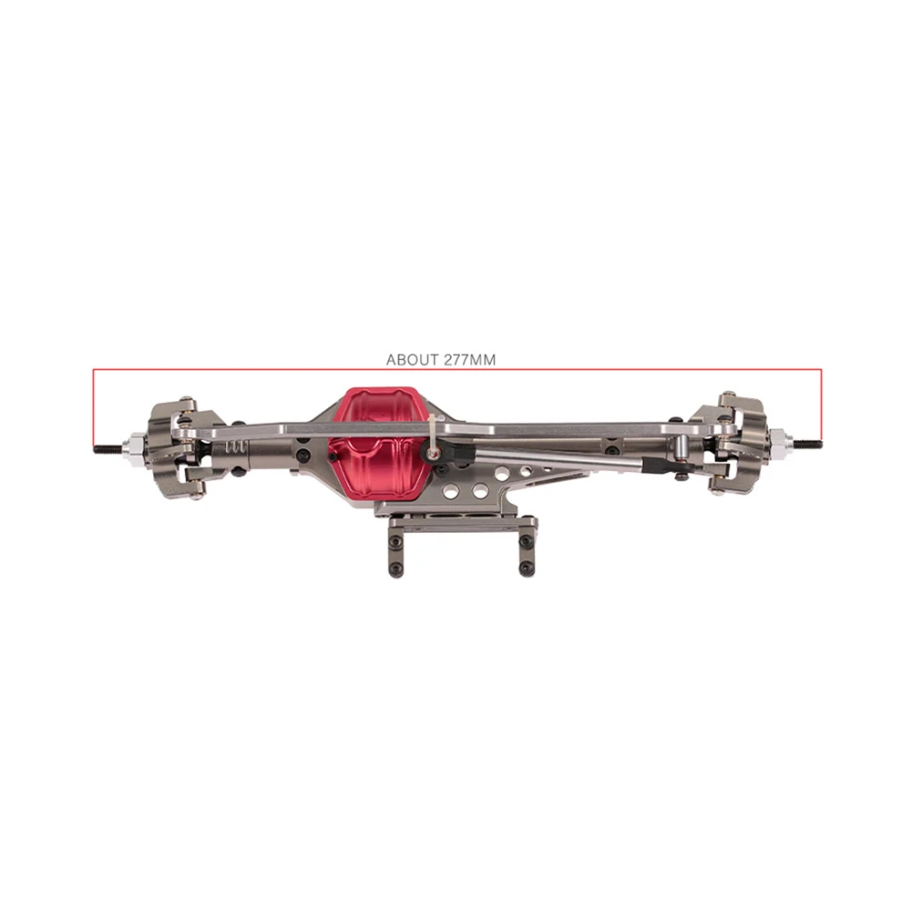 

Metal Front Bridge Axle Shaft Replcement Parts Children Portable Interactive Present for 1/10 Axial Wraith RR10 RC Car