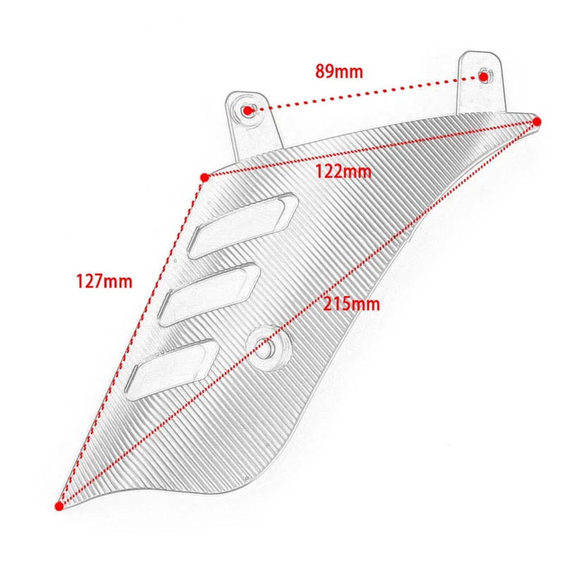 

Motorcycle Shock Absorber Side Cover Front Wheel Rocker Protector for VESPA GTS300 GTS 300 250 125 2013-2020