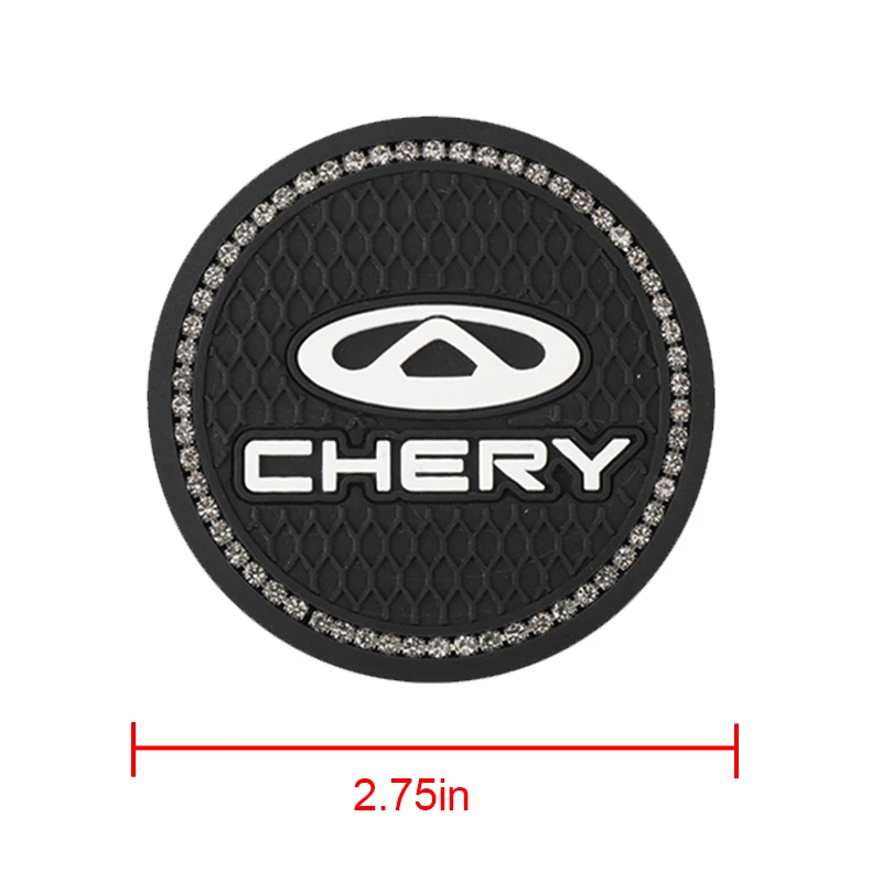 1 Pcs Diamond Car Coasters Silica Gel Anti-slip Pad Mat For Tesla model 3 2021 s x y invader bonina cruze hilux car accessorie | Автомобили