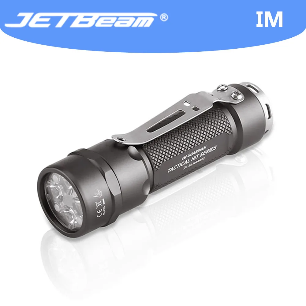 Тактический мини-фонарик JETBeam IM 1 м 1200 лм 6 режимов фонарь для кемпинга тактический