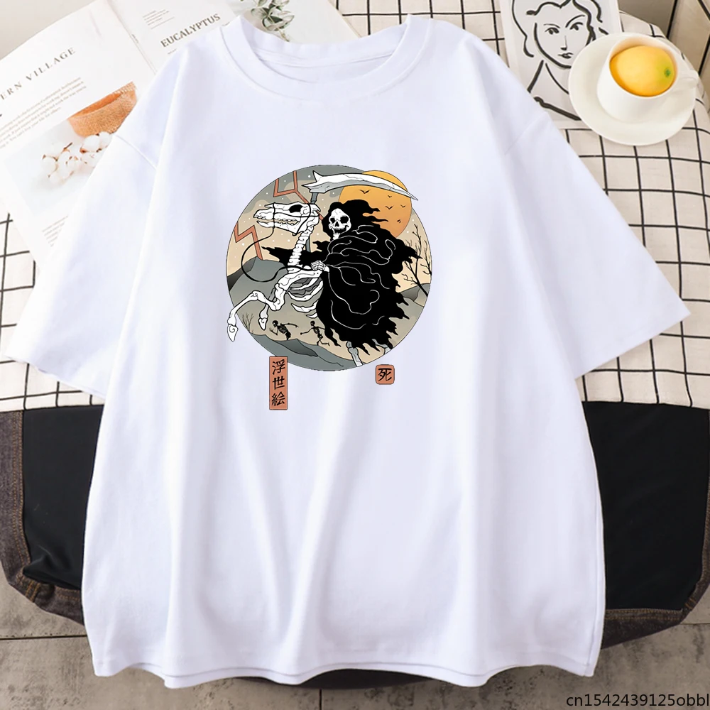 

Ukiyoe Anime Harajuku T Shirts Women Summer Oversized Short Sleeve Loose Casual Streetwear Top Fashion Female O Neck