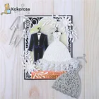 Набор для вырезания металлических платьев и костюмов Kokorosa, для самостоятельного изготовления, изготовление бумажных карточек, для скрапбукинга, тиснильный альбом