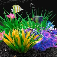 pvc fish tank aquatic plant decor aquarium decorative simulation artificial daffodil plant aquarium decorative accessories