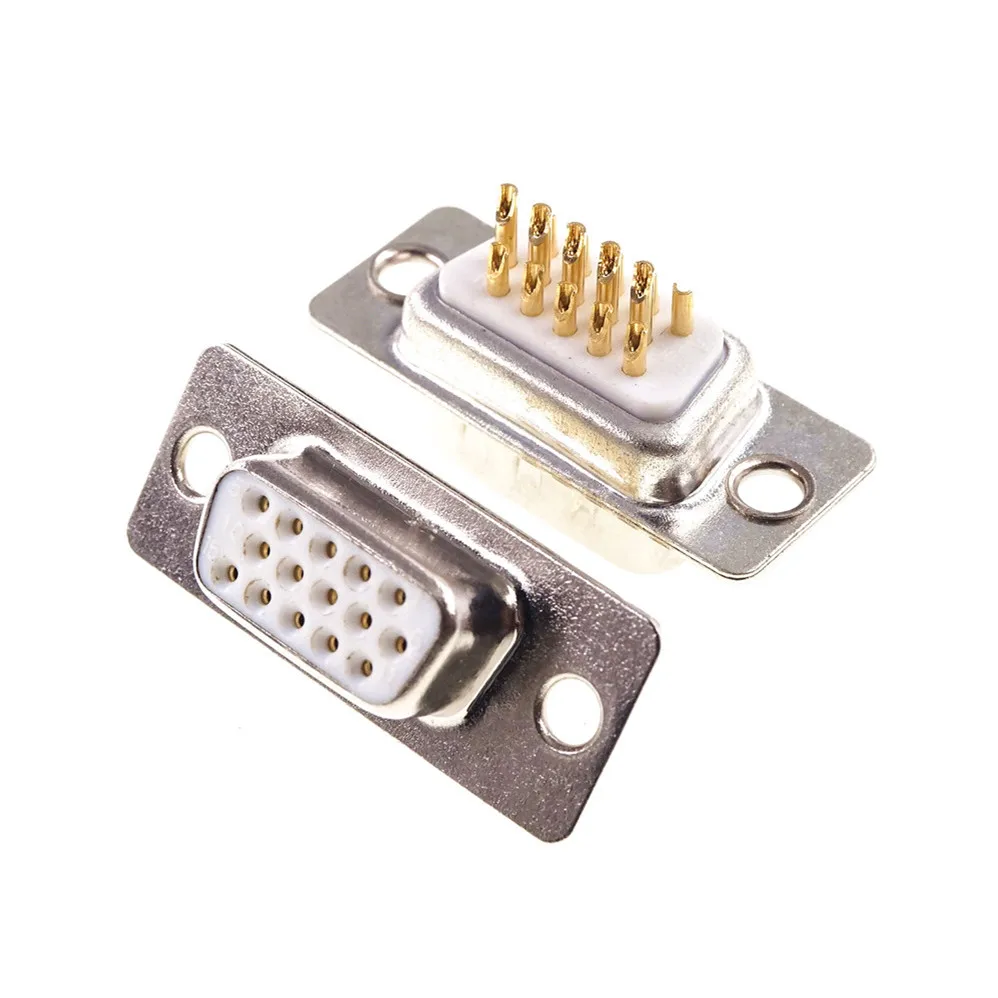 2 шт. разъем для кабеля VGA 15 позиций | Обустройство дома