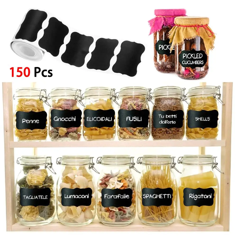 

150 шт. стикер специи наклейка для кухни стикер водостойкие стикеры на банки стикер s хранение бутылки для органайзера банки стикер s доска сп...