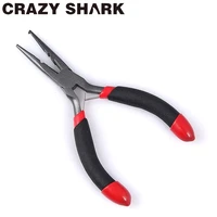 crazy shark 5mini fishing pliers high carbon steel split ring cutter linewire scissors hook remover fishing tools tackles
