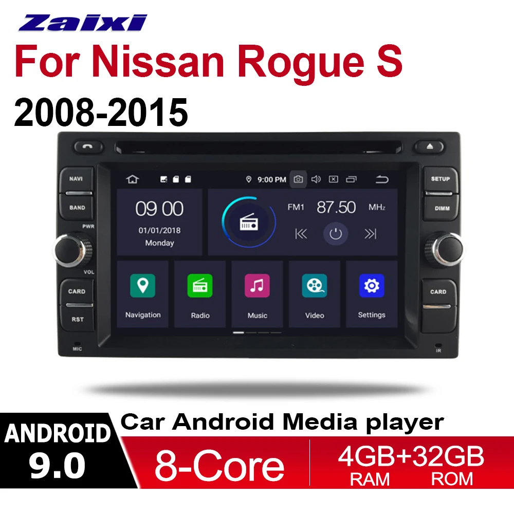Автомобильный мультимедийный DVD-плеер для Nissan Rogue S 2008-2015 система GPS-навигации