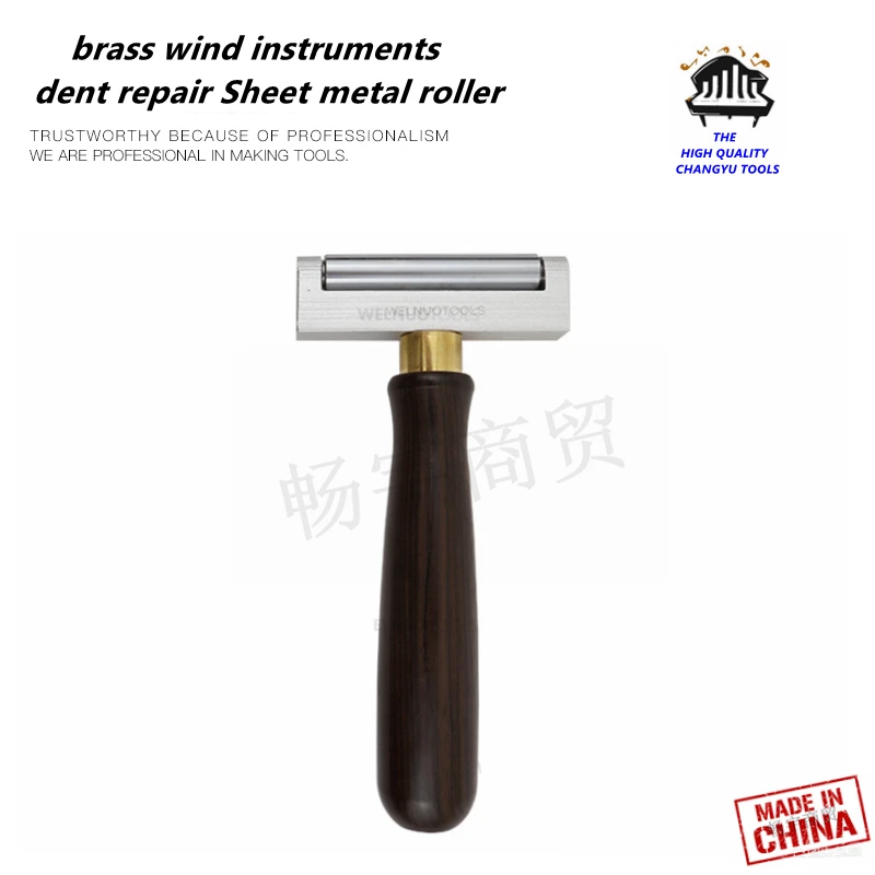 Instrumento de Vento Ferramentas de Reparo Folha de Vento Dent Latão Metal Rolo Saxofone Trombone Chifre Francês Tubo Ferramenta Reparo Boca
