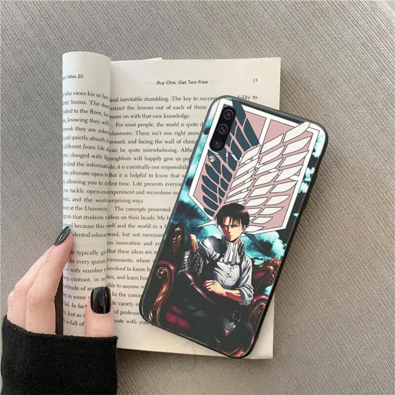 

Hot Anime Attack on Titan high quality Phone Case For Samsung galaxy S9 10 20 A 10 21 30 31 40 50 51 71 s note 20 j 4 2018 plus