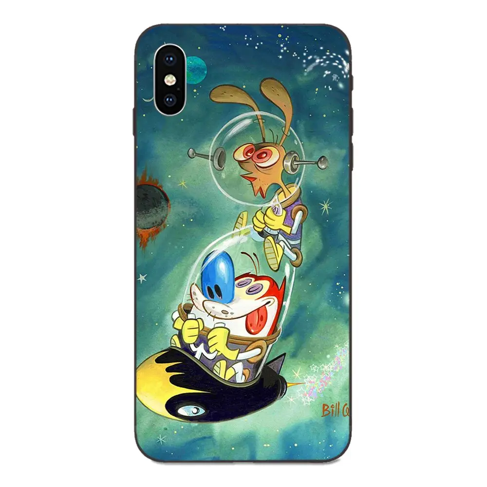 Мягкий Топ продаж для Apple IPhone X XS Max XR 4 4s 5 5S SE 6 6S 7 8 Plus постер с мультяшным рисунком