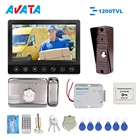 Видеодомофон AVATA 1200TVL, металлический, IP65 Водонепроницаемый ИК, дверной звонок и дисплей с функцией разблокировки вызова