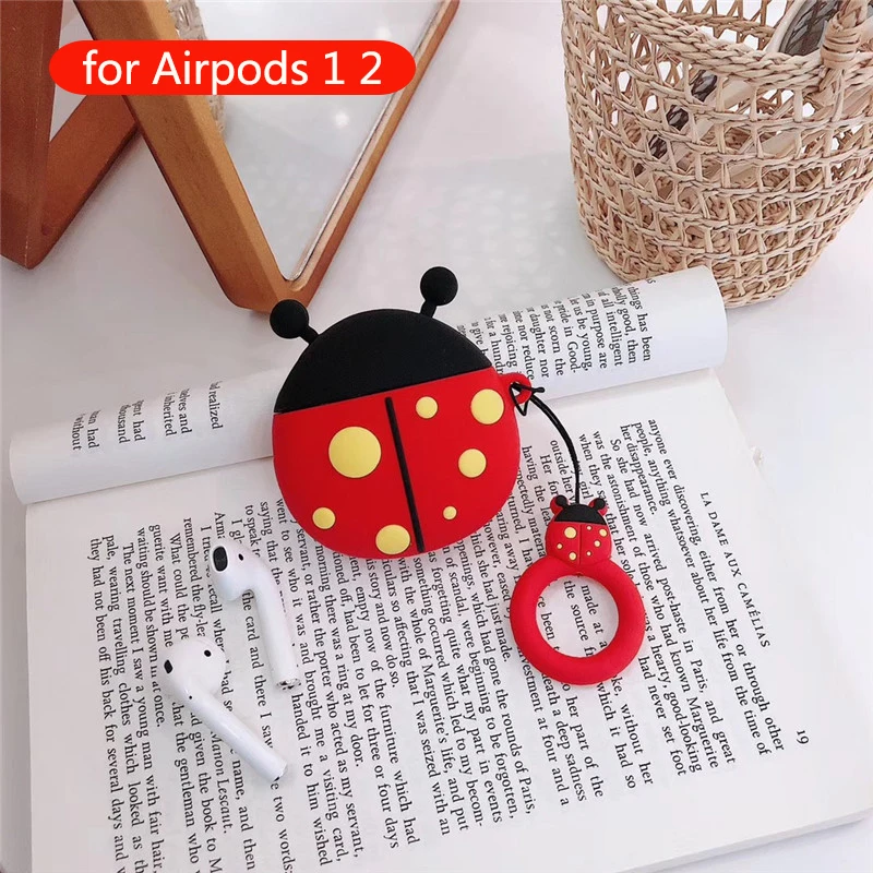 85 Для Apple Airpods чехол силиконовые милые аксессуары для мультяшных Airpods 2 Наушники коробка Беспроводная bluetooth-гарнитура защитный чехол - Цвет: 85