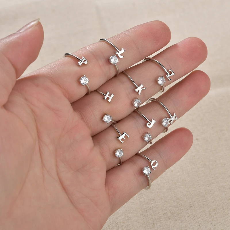 Модное кольцо ручной работы из нержавеющей стали для женщин серебряного цвета с