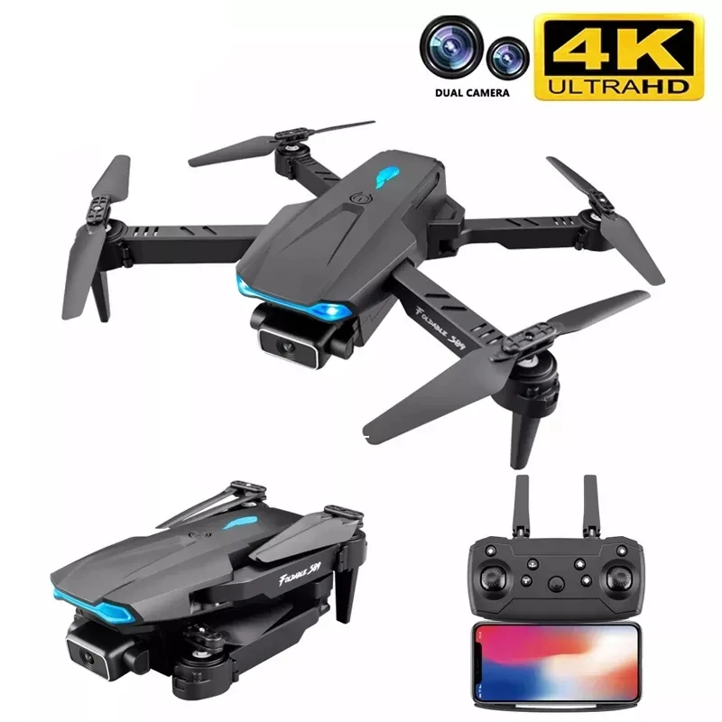 

2021 NEW S89 Drone 4K HD Dual Camera 50x Zoom Wifi FPV Air Pressure Altitude Hold Portable Mini Foldable Quadcopter RC Drone Toy