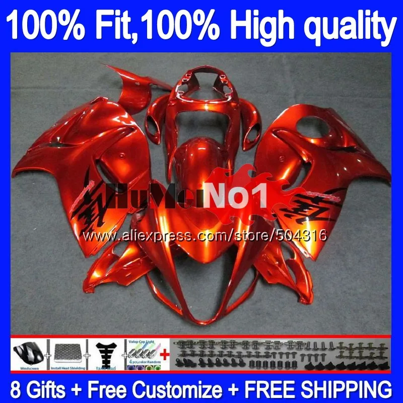 

Injection For SUZUKI Hayabusa GSXR 1300 GSXR-1300 29MC.6 Gloss orange GSXR1300 2008 2009 2010 2011 2012 08 09 10 11 12 Fairing