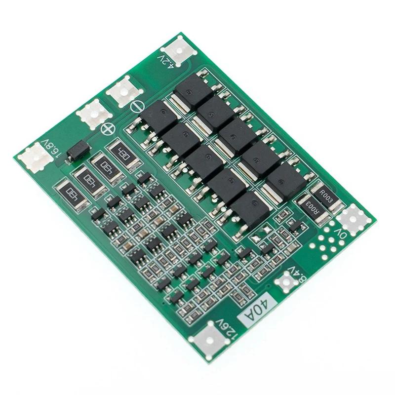 4S 40A 18650 литий ионный аккумулятор зарядное устройство BMS плата PCB защитный модуль с