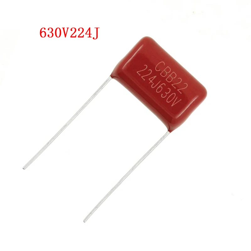 10 шт. 630V224J 0 22 мкФ шаг 15 мм 224 630V 220nf CBB полипропиленовый пленочный конденсатор |