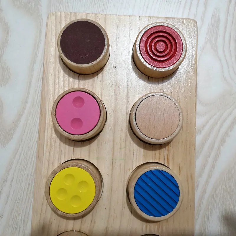 Montessori детские игрушки деревянные блоки Форма Объединенная доска памяти ощущение