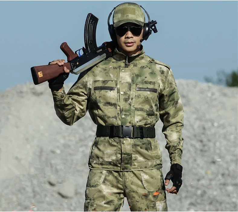 Костюм унисекс Камуфляжный для мужчин униформа спецназа боевой костюм
