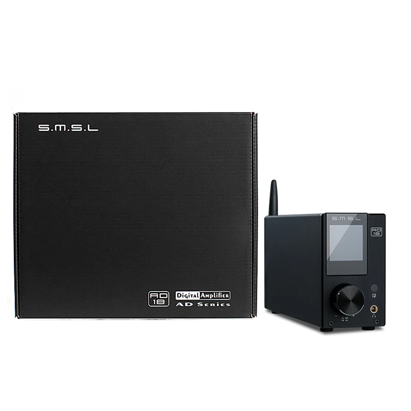 SMSL AD18 80W2 Bluetooth 4 2 Hi-Fi USB DSP цифровой усилитель мощности ЦАП-усилители звука |