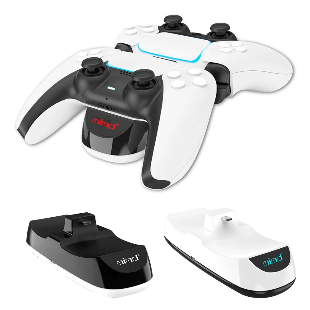 PS5 Dual USB ручка Быстрая зарядка док-станция Подставка Зарядное устройство для
