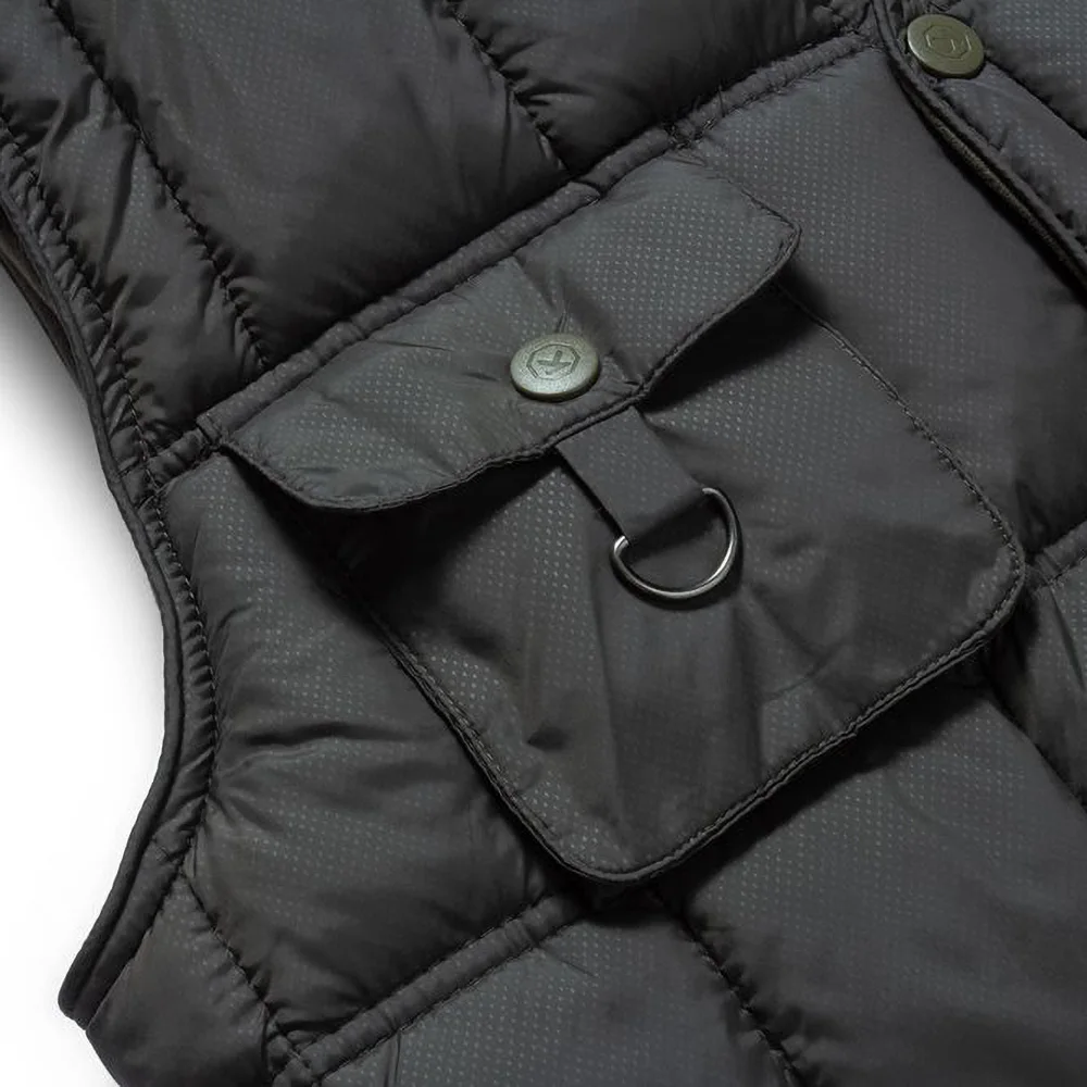 

Male Loose Heated Waistcoat Men's Clothing Winter Warm Thick Fleece Men Multi Pockets Vest Casual Army Green Sleeveless Jacket