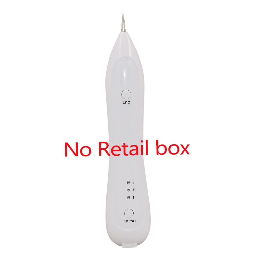 No Retail box Новая лазерная плазменная ручка для удаления темных пятен машина для удаления татуировок лица веснушки тег для удаления бородавки устройство для ухода за кожей с коробкой - Цвет: No Retail box