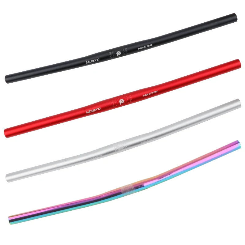 

Litepro bicycle ultra-light handlebar 25.4mm*580mm aluminum alloy handlebar folding bicycle parts