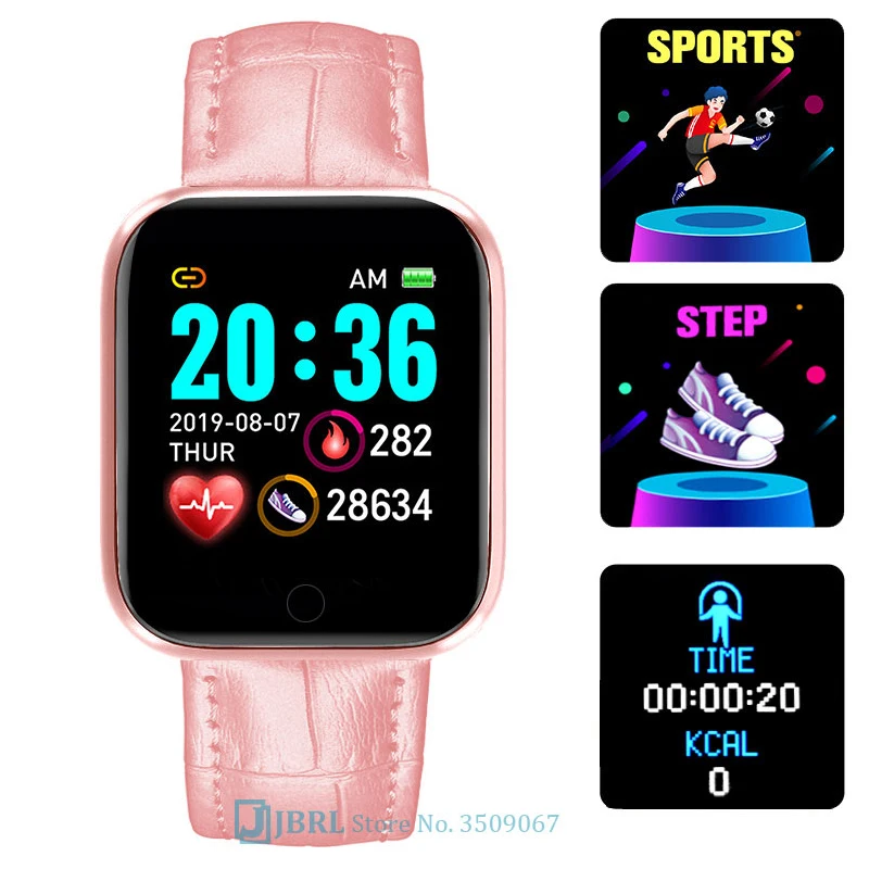 new smart watch 2021 kids children smartwatch fitness bracelet for girls boys heart rate tracker watch for android ios free global shipping