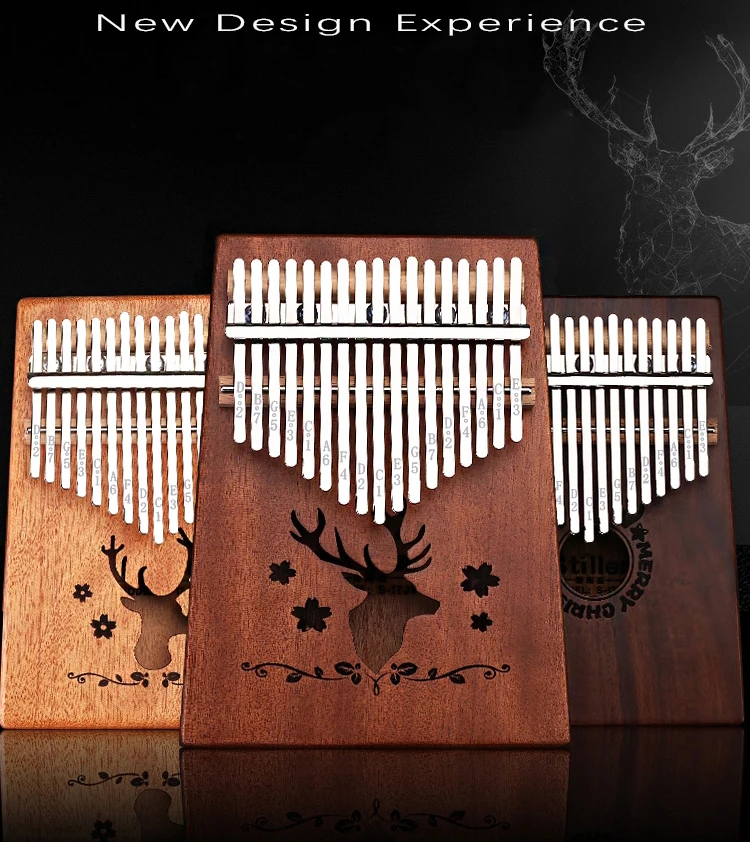 17 клавиш Kalimba Sanza «пианино для больших пальцев» Африканский палисандр цельная доска палец сумка для фортепиано Cega клавиатура Marimba деревянный музыкальный инструмент
