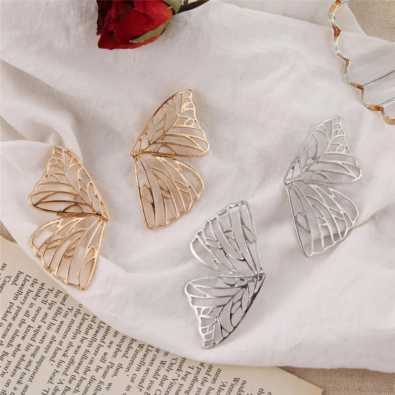 ALIUTOM Hollow Butterfly Drop Dangle Earring for Women Metal Large Wing Pendant Statement Jewelry Bijoux | Украшения и аксессуары