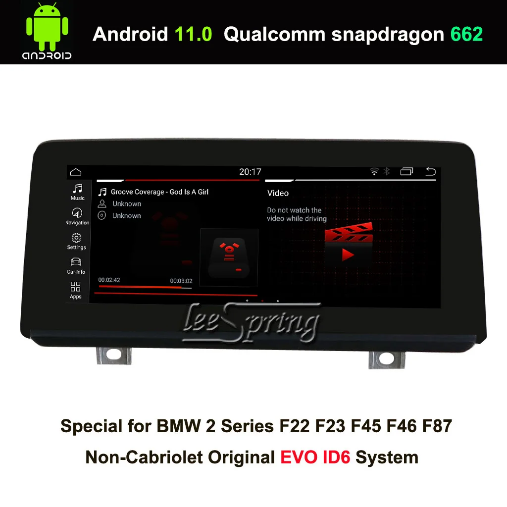 

8.8 inch Android 11 Car Multimedia Player for BMW 2 Series F45 F46 F87 EVO NBT with Wireless Carplay Android Auto