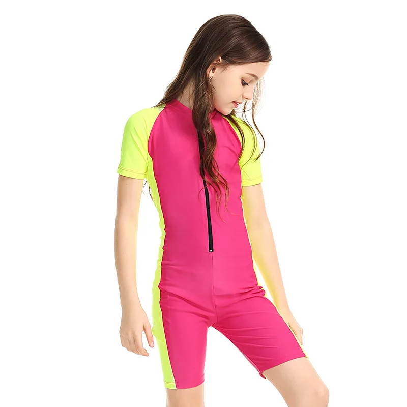 Профессиональный детский сплошной купальник купальный костюм для мальчиков