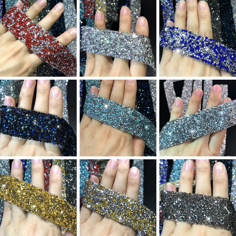 20x3 см самоклеящаяся Стразы аппликатор ленты s для одежды стразы аппликация со