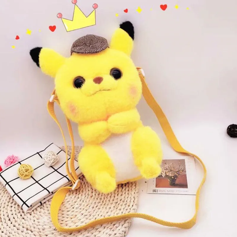 Горячая новинка Покемон из японского аниме сумка мессенджер детектива Пикачу на