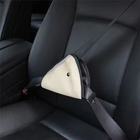 1pcs triangle car safety belt safety belt protector adjuster seat belt cover shoulder harness strap adjust for child baby kids