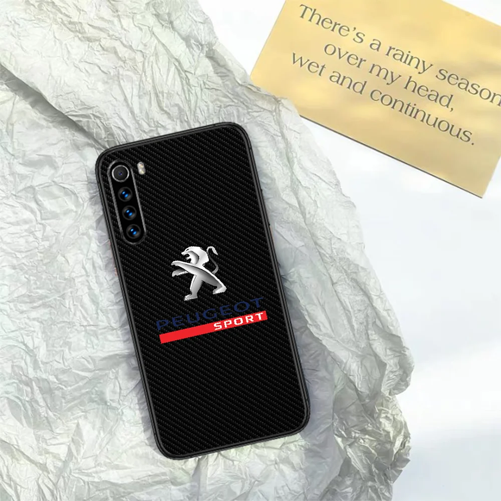 

Dongfeng Peugeot Phone Case For XIAOMI Redmi Note 5 7 8 T 9 6A 7A 8A 9S K 20 30 Pro black Funda Fashion Prime Pretty Hoesjes