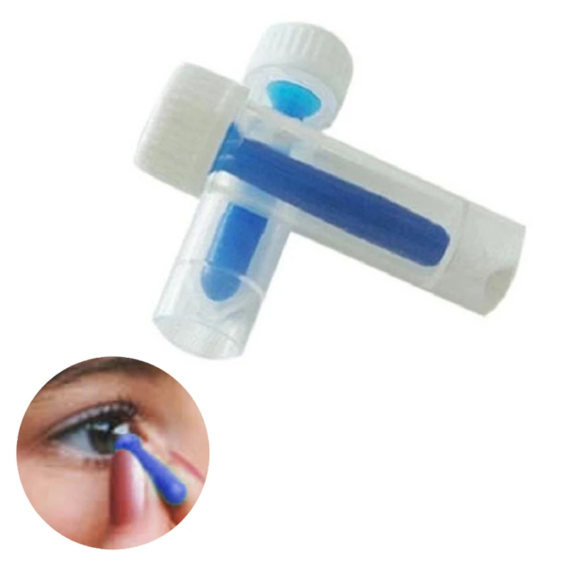 

New Portable Contact Lens Inserter for Color Colored Halloween Lenses Solid & Hollow Remover For Hard GP Lenses Fashion Stick