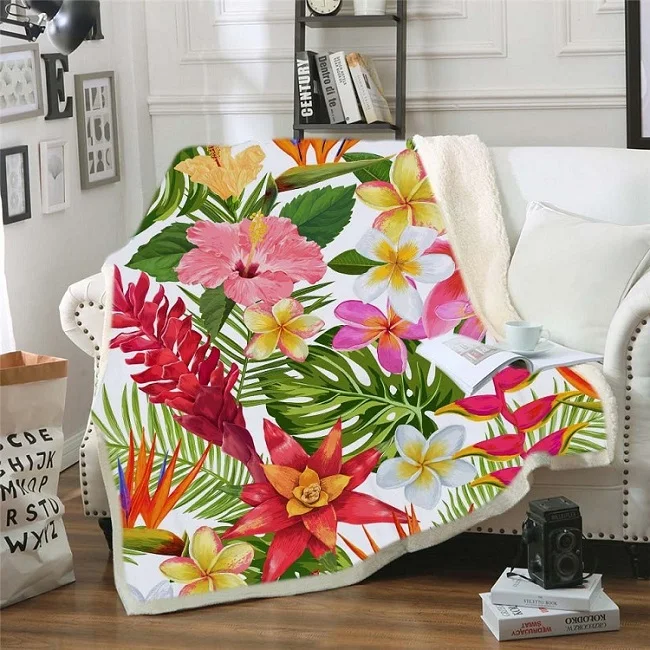 Одеяло с рисунком из мультфильма Всесезонное утепленное супер мягкое флисовое