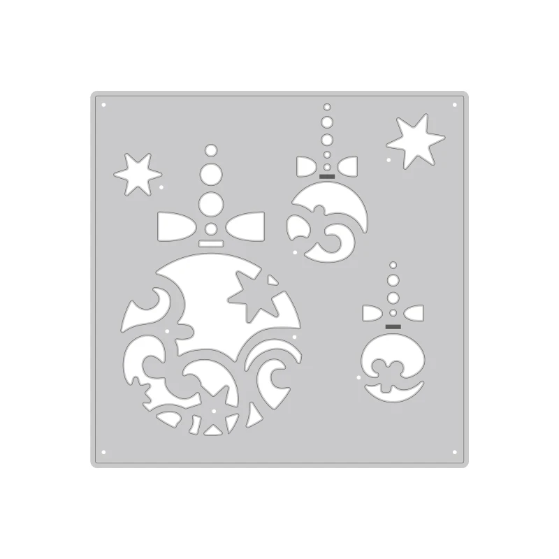 Christmas Star Card Craft Metal Cutting Frame Templates Scrapbooking Embossing Paper Cards Photo Album Stencils Dies | Дом и сад